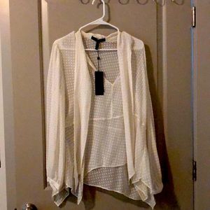 BCBGMaxAzaria “Kelleigh” Silk Blouse